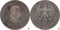 Bundesrepublik Deutschland 5 DM 1955 F Friedrich von Schiller vorzüglich 147.38 £  +  5.03 £ shipping