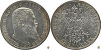 Württemberg 3 Mark 1914 F Wilhelm II. vorzüglich 28.61 £  +  5.03 £ shipping