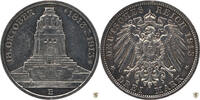 Sachsen 3 Mark 1913 E Friedrich August III. - Völkerschlachtdenkmal vorz... 43.35 £  +  5.03 £ shipping