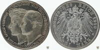 Sachsen-Weimar-Eisenach 3 Mark 1910 A Wilhelm Ernst - Hochzeit des Großh... 693.56 £  +  5.03 £ shipping