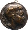 Kunstmedaillen Einseitige Bronzegussmedaille ohne Signatur -