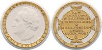 Personenmedaillen Porzellanmedaille Goethe, Johann Wolfgang von *1749 Frankfurt, +1832. -