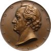 Personenmedaillen Einseitige Bronzemedaille Goethe, Johann Wolfgang von *1749 Frankfurt, +1832. -