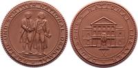 Personenmedaillen Braune Porzellanmedaille Goethe, Johann Wolfgang von *1749 Frankfurt, +1832. -