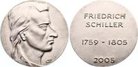Personenmedaillen Silbergussmedaille Schiller, Friedrich von *1759 Marbach / Württemberg, +1805 Weimar, deutscher Dichter. -