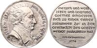 Personenmedaillen Silbermedaille Goethe, Johann Wolfgang von *1749 Frankfurt, +1832. -
