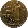 Personenmedaillen Einseitige Bronzemedaille Schiller, Friedrich von *1759 Marbach / Württemberg, +1805 Weimar, deutscher Dichter. -