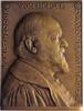 Münchener Medailleure Einseitige Bronzegussplakette Georgii, Theodor -