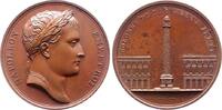 Frankreich Bronzemedaille 1805 Medaillen Napoleons I.. Mattiert. CH UNC / kl. Flecken, BU