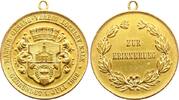Köln, Stadt Tragbare vergoldete Bronzemedaille -