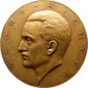 Sachsen-Dresden, Stadt Einseitige Bronzegussmedaille -