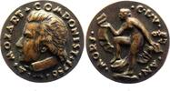 Musiker Bronzegussmedaille Mozart, Wolfgang Amadeus *1756 Salzburg, +1791 Wien. -
