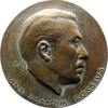 Personenmedaillen Rossius, Hans Joachim. einseitige Bronzegussmedaille 1965 Gussfrisch