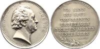 Personenmedaillen Silbermedaille 1932 Goethe, Johann Wolfgang von *1749 Frankfurt, +1832. Mattiert. Winz. Randfehler, winz. Kratzer, EF