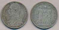 Danish West Indies 1905 Christian IX, 2 francs, Dansk Vestindien, 40 cents, VF