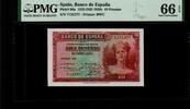 Spain 10 Pesetas 1935 No letter serial number . PMG 66EPQ 60.69 £47.68 £  +  21.67 £ shipping