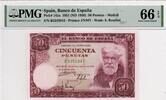 Spain 50 Pesetas 1951 PMG 66 EPQ 130.04 £  +  21.67 £ shipping