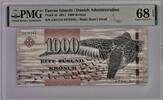 Faeroe Islands 1000 KronurPMG 68 EPQ 2011  476.82 £377.12 £  +  21.67 £ shipping