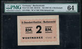 Germany 2 Reichsmark 1937-45 Buchenwald! Rare!! PMG 64 585.19 £563.52 £  +  26.01 £ shipping