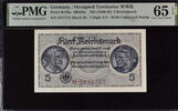 Germany 5 Reichsmark 1940-45 PMG 65 EPQ 52.02 £  +  21.67 £ shipping