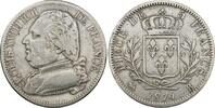 France 5 Francs Louis XVIII -