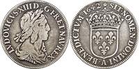 France 1/4 écu Louis XIII, 1/4 écu 1642 Paris -