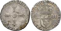 France Quart d'écu 1607 La Rochelle Henri IV SS 39.05 £ Tax included +  8.68 £ shipping