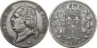France 5 francs Louis XVIII 1816 Bayonne SS 104.12 £ Tax included +  8.68 £ shipping