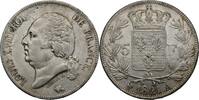 France 5 francs Louis XVIII 1821 Paris SS 104.12 £ Tax included +  8.68 £ shipping