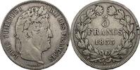 France 5 Francs Louis-Philippe I Tranche en relief -