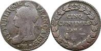 France Cinq centimes AN 5 Lille SS 13.02 £ Tax included +  8.68 £ shipping