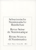 PERIODICALS - SCHWEIZERISCHE NUMISMATISCHE RUNDSCHAU - REVUE SUISSE DE NUMISMATIQUE 92, 2013 -