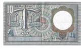 Netherlands 10 Gulden 1953 Hugo de Groot VF