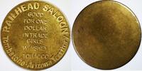 USA Brothel Token Railhead Saloon- Dollar - Tombstone Arizona -
