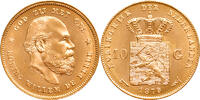 The Netherlands 10 gulden 1879 1879/77 Willem III Pr+ vz+ 996.99 £  +  21.67 £ shipping