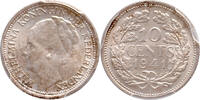 The Netherlands 10 cent 1941 1941 Wilhelmina PCGS MS 65 st 43.35 £  +  21.67 £ shipping