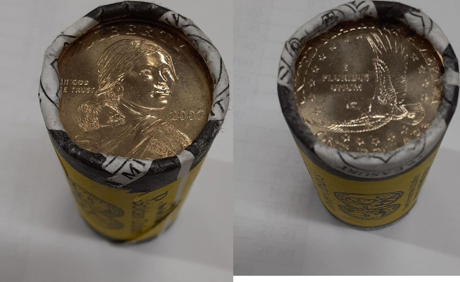 Roll Of Dollar Coins