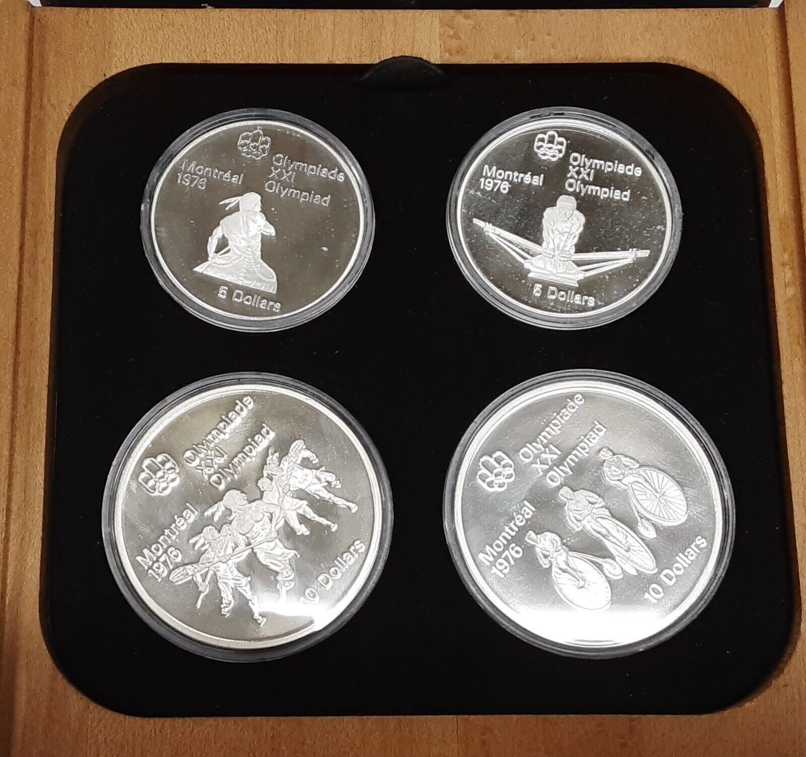 1976 Complete Canada Montreal Olympic Games .925 Silver 28 Coin