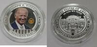 Exonumia Medal Joseph R. Biden Proof-Like Election - Colorized in Capsule -