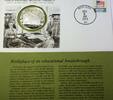 Exonumia Medal North Hall WI Great Historic Sites Proof Silver First Day Cover -