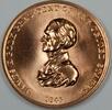 Exonumia Medal James K. Polk Indian Peace - U.S. Mint Small Size (33MM) Bronze -