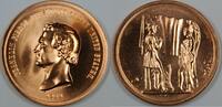 Exonumia Medal Franklin Pierce Indian Peace - U.S. Mint Small Size (33MM) -