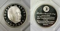 Exonumia Medal Joseph M Segel Founder Commem Soci Silver Proof as Issued by Franklin Mint -