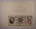 Briefmarken 1875 $ BEP souvenir card B 145 FUN 1991 face $20 LT -