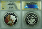 Weltmünzen Liberia $5 Proof Coin Pope John Paul II ANACS PF-67 DCAM (WB1) -