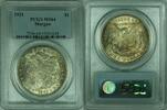 USA $1 Coin Morgan Silver Dollar PCGS MS-64 Toned (34-Ha) -