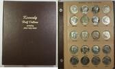 USA Half Dollar 1964-97 Kennedy Complete Dansco Coin Album w/ Proof Only Issues 8166 -