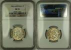 Weltmünzen Shilling Australia 1S One Silver Coin NGC AU-55 -