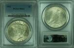 USA $1 Coin Peace Silver Dollar PCGS MS-62 Better Coin (34-K) -
