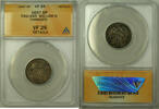 Weltmünzen 6 Pence England Silver Coin King William III ANACS VF 25 Details Damaged -